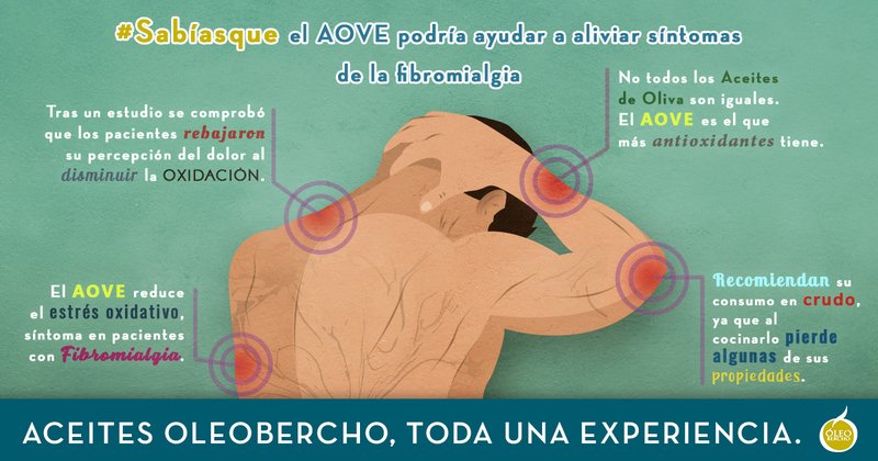El Aceite de Oliva podría ayudar a aliviar los síntomas de la fibromialgia