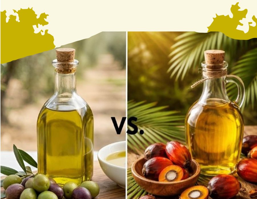 Beneficios del aceite de oliva frente al aceite de palma