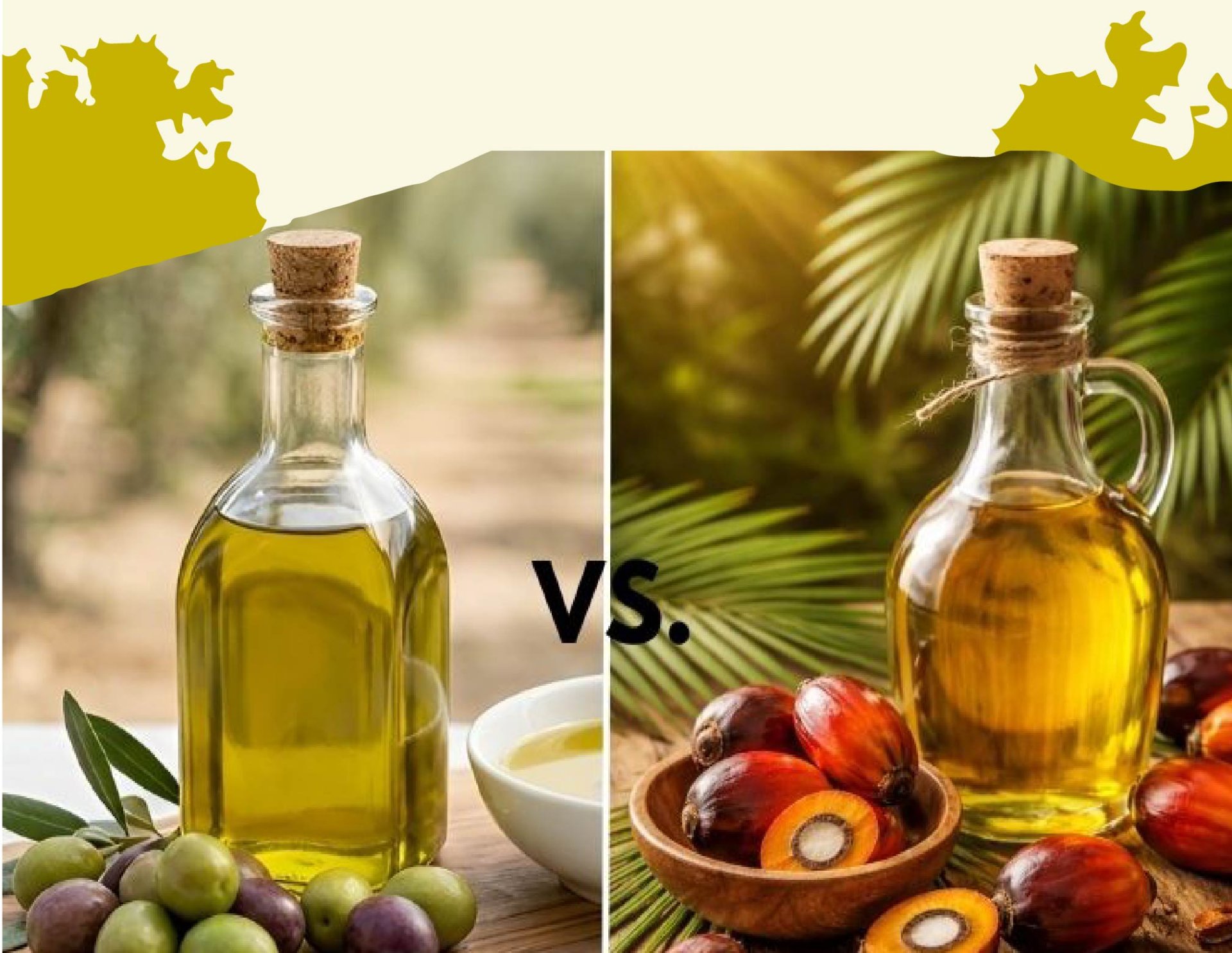 Beneficios del aceite de oliva frente al aceite de palma