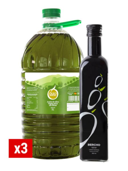 Oleobercho Sin Filtrar 3x5L + Bercho 500ml